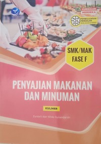 Image of PENYAJIAN MAKANAN DAN MINUMAN Fase F (Kuliner)